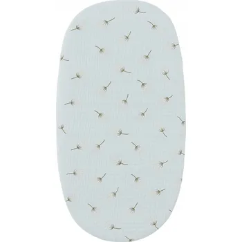 Prostěradlo Prostěradlo mušelínové do gondoly s gumičkou 80 x 40 cm, zelená pampeliška