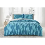 Zimní Povlečení mikrosatén MERINA tyrkysové