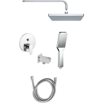 Sprchový set SAT Sprchový systém SAT Project včetně podomítkového tělesa chrom SATBPSETPRO4 SATBPSETPRO4