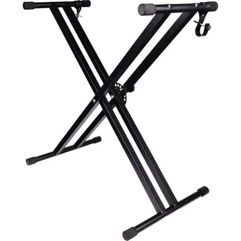 Klávesový stojan NN X4 skládací zesílený stojan černý