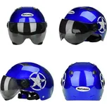 Retro Star přilba MTH-Star-Blu modrá uni