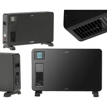 Topidlo Konvektorový ohřívač Lund 2300 W černý