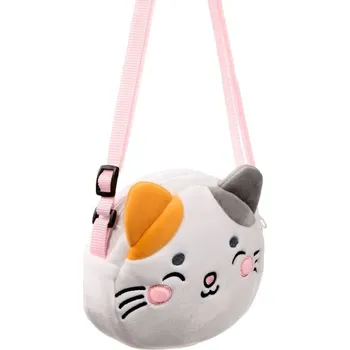 Kabelka Plyšová kabelka s kočkou