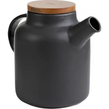 Konvice na čaj Džbánek | POLINE | s akátovým víkem černý | 1l | 875569