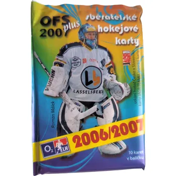 Sběratelská karetní hra 2006-07 OFS Plus Sběratelské Hokejové Karty Balíček