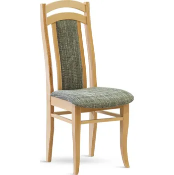 Jídelní stůl AIDA – čalouněná židle - bílá , velvet terracotta 44