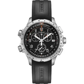Hodinky Hamilton Khaki Aviation X-Wind GMT Chrono Quartz
