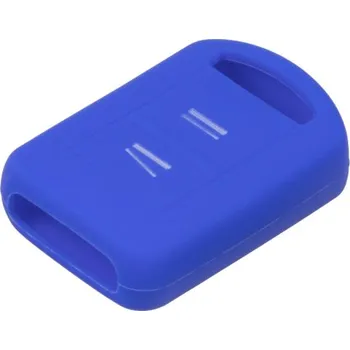 Autodoplněk Silikonový obal pro klíč Opel 2-tlačítkový, modrý