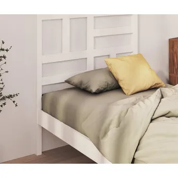 Ložnice vidaXL Čelo postele 81 x 4 x 104 cm masivní borovice [818168] Barva: Bílá