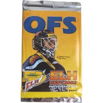Sběratelská karetní hra 2001-02 OFS ELH Sběratelské Karty Balíček