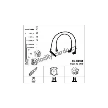 Zapalovací kabel Sada kabelů pro zapalování NGK RC-HD408 - HYUNDAI