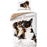 HALANTEX Povlečení ve vaku Štěňata Bavlna, 140/200, 70/90 cm