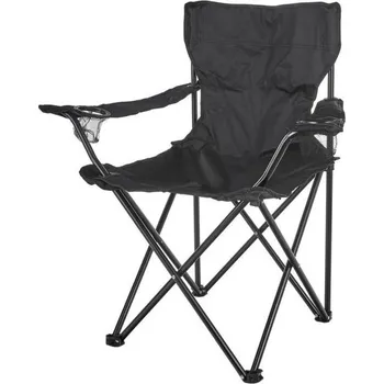 KELTIN K00409A Kempingová židle skládací, černá