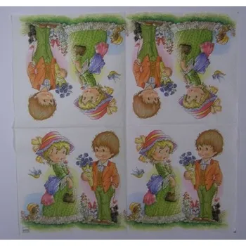 Papírový ubrousek Ubrousek pro decoupage - D4