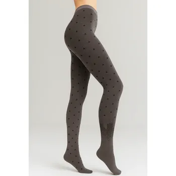 Dámské punčochy Punčochy CONTE - NIGHT CITY Barva: GREY, Velikost: 3-M