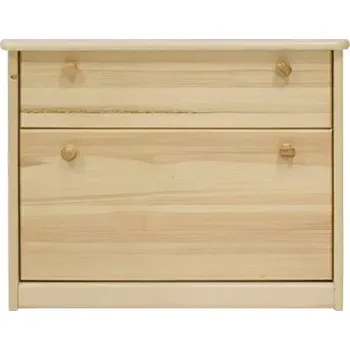 Botník Dřevěný botník DEA 86 borovice masiv 72x62x29 cm