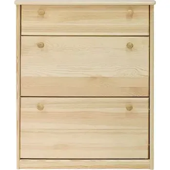 Botník Dřevěný botník DEA 72 borovice masiv 72x98x29 cm