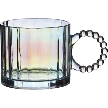 Skleněný hrnek MODERN KITCHEN LILY 300 ml čirý