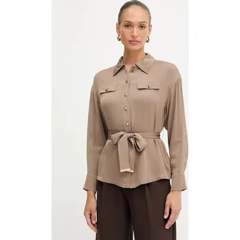 Pánská košile Košile Marciano by Guess ANITA 5YGH13.7356A hnědá 84X, vel. 40