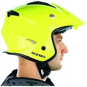 Helma na motorku Acerbis Helma Aria žlutá fluo S