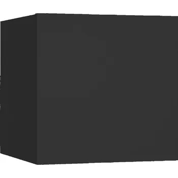 Noční stolek Noční stolek černý 30,5 x 30 x 30 cm, dřevěný kompozitní materiál