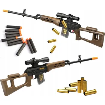 Pistole Puška AK-47 Kalašnikov Odstřelovací Puška Pěnové náboje Hračka Kalašnikov