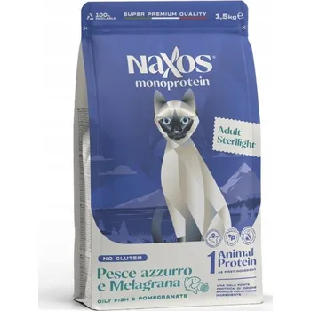 Krmivo pro kočku NAXOS CAT STERILIZED pro kastrované kočky ryba s granátovým jablkem 1,5 kg