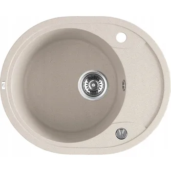 Granitový dřez Jednokomorový dřez Laveo DAFNE granit béžový