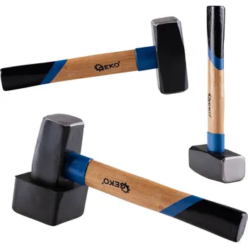 Geko Kladivo na dlažbu s gumovou násadkou 1500 g (12)
