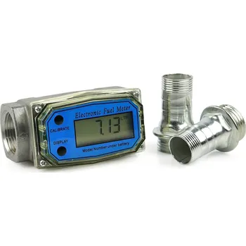 Palivové čerpadlo Geko Univerzální průtokoměr kapaliny/paliva LCD 1" (20)