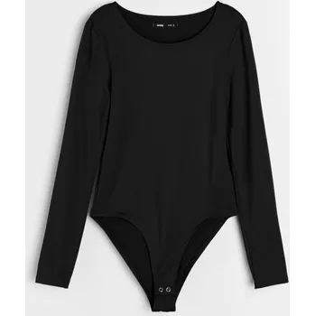 Dámská móda Sinsay - Body s dlouhými rukávy - černá - 486EU-99X - 486EU-99X-S