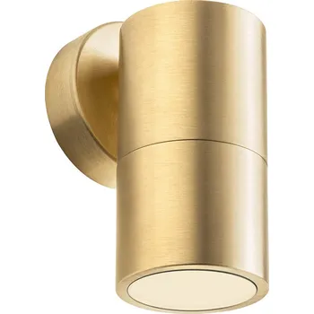 Venkovní osvětlení Redo Venkovní nástěnné LED svítidlo STAKE, 1xGU10, v. 13 cm, IP65 Barva: Mosaz