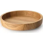 Servírovací miska z dubového dřeva 25 cm - Continenta (Kulatý podnos z dubového dřeva 25 cm - Continenta)
