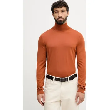 Pánský svetr Vlněný svetr BOSS Musso-P 50468262 oranžová 22X, vel. XL