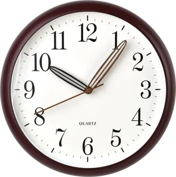 Hodiny Nástěnné hodiny RAMSEY 30 cm vínové/bílé