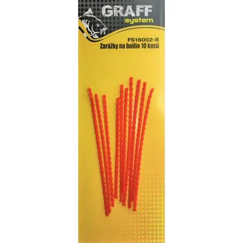 Graff Zarážky na boilie 10ks Červené