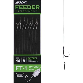 BKK Návazec Feeder Tournament FT-1 Bayonet Rigs Velikost 8 8ks