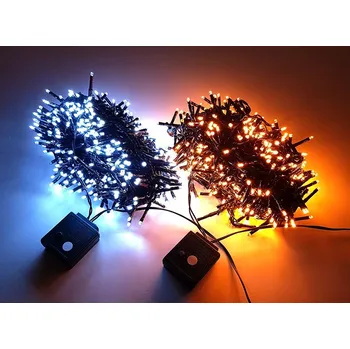 Vánoční osvětlení VOR Vánoční řetěz se zábleskem IP44 20 m 1000 LED bílá studená