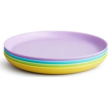 Talíř Munchkin Multi plastový talíř 20,5 x 18,5 x 3,3 cm 4 ks mix barev