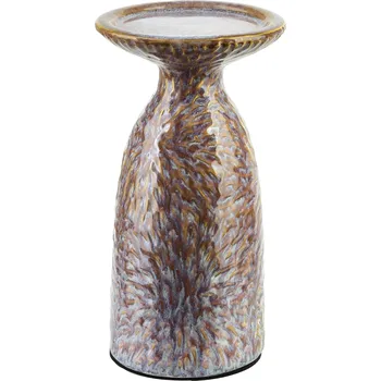 Svícen Keramický svícen YARINE BEIGE 20 cm béžový