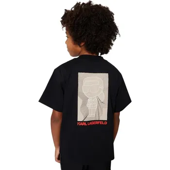 Chlapecké tričko Dětské tričko Karl Lagerfeld Z31039.114.150 černá 99X, vel. 150