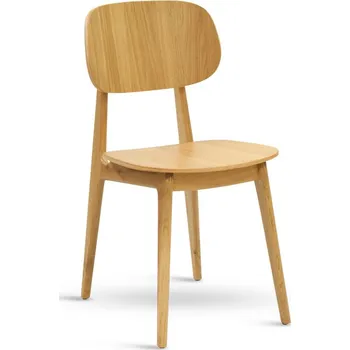 Jídelní stůl BUNNY masiv – celodřevěná židle - černá