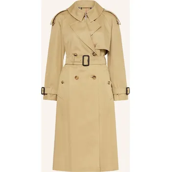 Dámský kabát Burberry Trenchcoat Fitzrovia, tmavě žlutá
