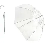 Deštník průhledný bílý svatební 82cm
