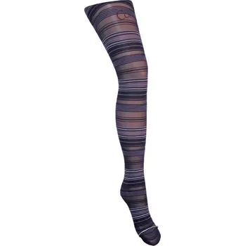 Dámské punčochy Punčochy CONTE - FANTASY DENISE Barva: navy-blue, Velikost: 4-L