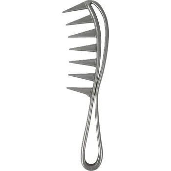 hřeben Hřeben na vlnité vlasy Barva: Šedá