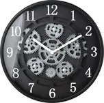 Nástěnné hodiny RAMSEY 30 cm bílé/černé