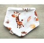 AMÁLKA Zateplený šátek na krk, zvířátka Safari