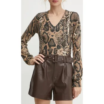 Pánské kraťasy Kraťasy Morgan SHOANE hnědá 88X, vel. 34