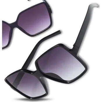 Sluneční brýle Camerazar Velké Dámské Sluneční Brýle ve Stylu Mouchy, Černé, s UV Ochrannými Skly